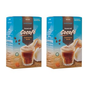 REXSUN 3 in 1 cocofe Coconut Coffee 베트남 코코페 유명한 코코넛 커피, 160g, 10개입, 2박스