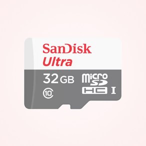 샌디스크 울트라 micoSD 메모리카드 CLASS10, 32GB, 1개