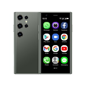 SOYES S23 Po 3.0인치 소형 안드로이드 8.1 스마트폰 2GB RAM 16GB ROM 듀얼 SIM 대기 1000mAh 3G 네트워크 소형 휴대폰, 그린