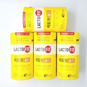 종근당 건강 락토핏 생 유산균 골드 LACTO FIT 리뉴얼 50포 유산균 이엠코퍼레이션 사은품 포함, 50회분, 4개