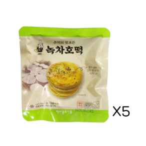 추억의 맛조은 녹차호떡(개별포장), 5개, 80g