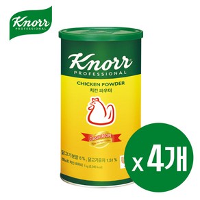 크노르 치킨파우더 1kg, 4개