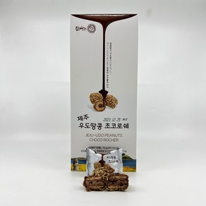 1+1 제주 우도땅콩 초코 로쉐 2박스 특산품 간식, 2개, 7g