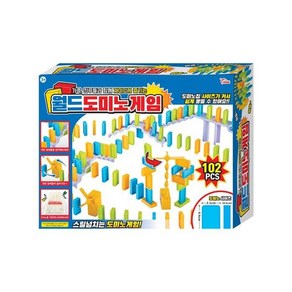 스쿨문구 월드 보드 도미노게임 102pcs 29x23x6cm, 1개