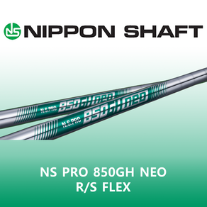 NSPRO 850GH NEO R/S FLEX 아이언 스틸 샤프트, 3번 38.5인치, R