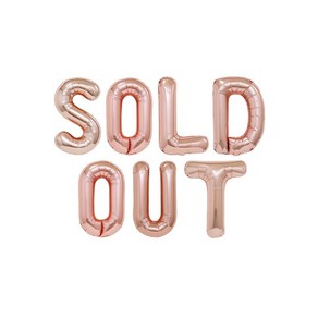 고백하는날 브라이덜샤워 SOLD OUT 컨페티풍선 세트