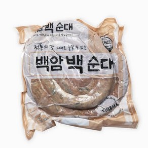 백암전통식품 백암 백순대 2kg, 1개