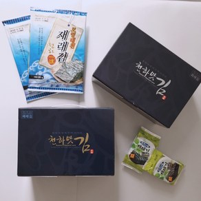 천하맛김 보령 대천 맛김 재래김 파래김 전장김 진짜맛있는김, 10개