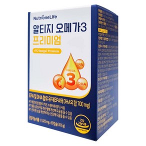 뉴트리원 알티지 tg 오메가3 프리미엄 1 020mg x 30캡슐 1개월분, 30정, 1개