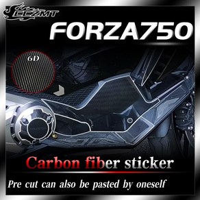 카본 랩핑 혼다 FORZA750 포르자 750 6D 탄소 섬유 보호 바디 필름 장식 스티커 수정, 1개