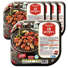 야식만참 숯불돼지껍데기, 5개, 250g