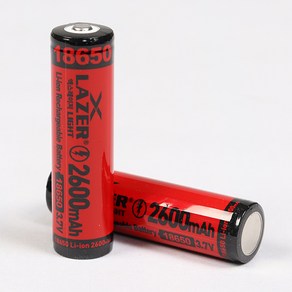 엑스레이저 충전지 18650 배터리 2600mAH