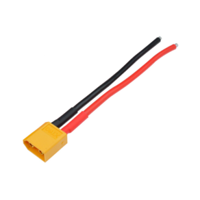 XT60 XT90 연장 실리콘 케이블 전선 10CM 14AWG 12AWG, XT60 실리콘 케이블 수, 1개