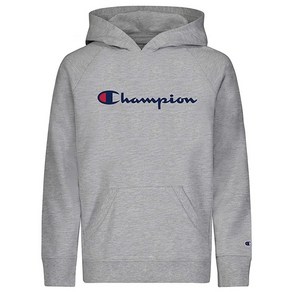 Champion 클래식 풀오버 후드 스웨트셔츠  프렌치 테리 후드티 옥스포드 헤더 스크립트 Medium