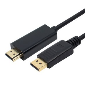 엠비에프 MBF-DHC330HZ 디스플레이포트 to HDMI 케이블 (v1.2 3m)