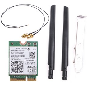 BT5.2 무선 802.11AX 2.4G/ 5G/ 지원 MU-MIMO AX210NGW 기가비트 네트워크 카드, 한개옵션0