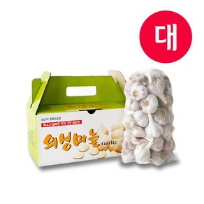 송이네농장 24년산 의성 햇마늘 (대품) 3.5~4cm 토종마늘 한지형마늘, 1개, 24년산 대품 1kg(3.5~4cm, 27~32개)