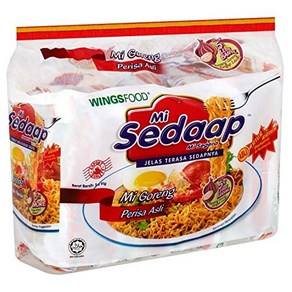 Mi Sedaap Mi Goeng Fied Noodle Flavou (10packs x 91g/pack) 미세답 미고랭 볶음면 (10팩 x 91g/팩), 91g, 10개