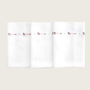 베이비앙 국내산 순면 엠보손수건 30장~50장