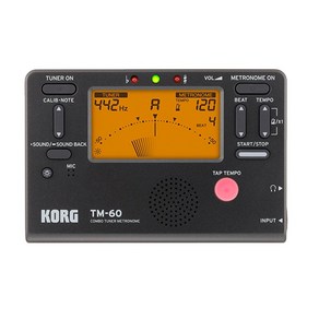 KORG 전자박자기 TM60/메트로튜너/조율기/튜닝기/튜너기/메트로놈 TM-60