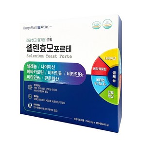 종근당 셀렌효모 포르테 비오틴 맥주효모, 480정, 1개