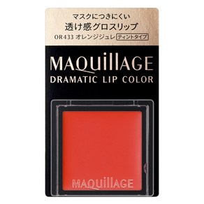 MAQuillAGE 마끼아쥬 드라마틱 립 컬러 틴트 타입, OR433 오렌지 쥬레, 1개