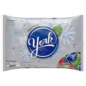 YORK Holiday Peppemint Patties 11-Ounce YORK Holiday 페퍼민트 패티 11온스, 1개, 311g