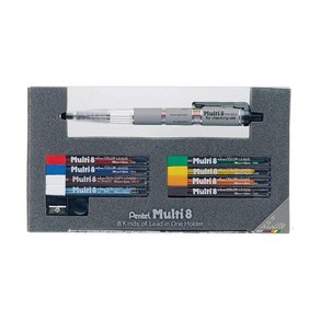 펜텔 Pentel 8컬러 샤프 멀티 펜 세트 PH802ST