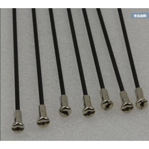 전기 자전거 스포크 스틸 및 니플 12G 직경 2.5mm 길이 117-254mm 로트당 10 개, 1개