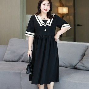 브루니 빅사이즈원피스 세일러 카라 원피스 4XL~8XL S248