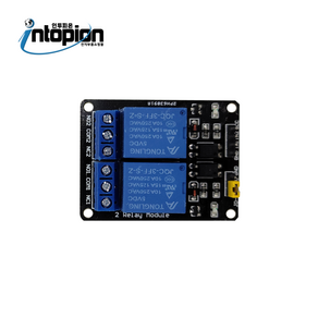 아두이노 2채널 릴레이 모듈 aduino Optocouple Relay Module RELAY-MODULE-2CH, 1개, 1개