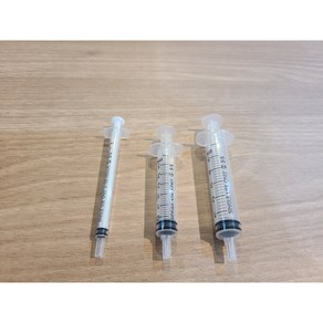 피딩용 주사기 1ml 3ml 5ml, 1개