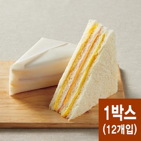 [한박스 12개] 로만 버터크림샌드 햄치즈 80g 대만샌드위치, 12개