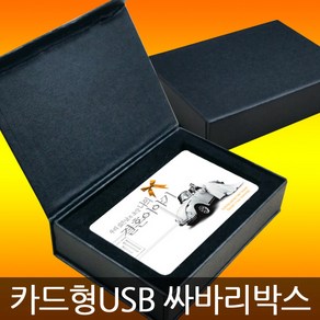 USB 메모리 보관케이스 싸바리케이스 선물박스 인쇄가능 판촉물 제작, 1개