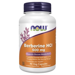 나우푸드 베르베린 HCL 500mg 베지 캡슐, 1개, 90정