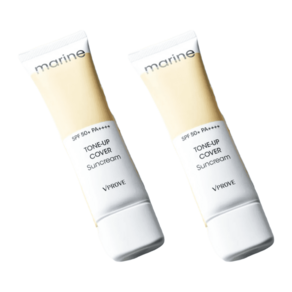 비프루브 마린 톤업 커버 선크림 50 ml SPF50+ PA++++ 2개, 기본선택, 50ml