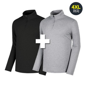 1+1 나인앤나인 포근한 카치온 약기모 집업 티셔츠(S~4XL)