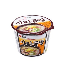 농심 사리곰탕 큰사발면 111g, 16개