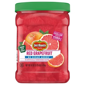 Del Monte 델몬트 무설탕 레드 자몽 과일 Red Grapefruit No Sugar