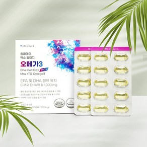 닥터체크 원퍼데이 맥스 알티지 오메가3 90캡슐, 90정, 1박스