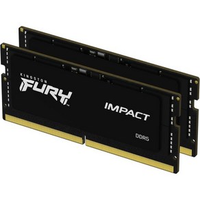 킹스턴 테크놀로지 퓨리 임팩트 64GB 2x32GB 5600MTs DDR5 CL40 노트북 메모리 키트 2개  저전력 소모 인텔 XMP 3.0 플러그 앤 플레이 KF556S4, 4800 MHz_32GB (2x16GB)