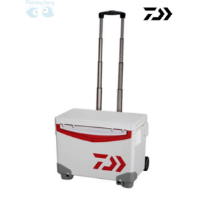 [한국 다이와 정공 ] 쿨 라인 캐리2 캐리어 쿨러 수레 아이스박스 캐리어형 다이와 쿨러 아이스박스, 쿨 라인 캐리 2 S1500 레드, 1개