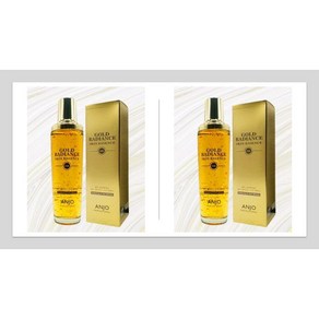 ANJU 24k 골드 래디언스 스킨 에센스 + 증정품 : 스네일 기능성 아이크림 40ml (피부 영양공급 피부트러블 케어 안티에이징 화이트닝 + 주름개선 이중 기능성 화장품), 150g, 2개