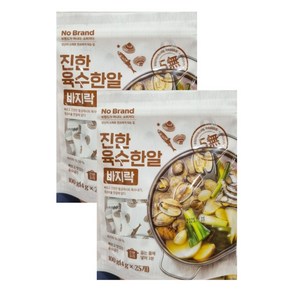 노브랜드 진한육수한알 바지락 100g x 2개