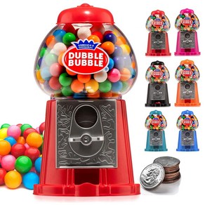 Dubble Bubble Gumball Machine New Red 더블버블 검볼 머신 뉴 레드 560g, 1개