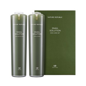 네이처리퍼블릭 스네일 솔루션 2종 기획 세트 120ml+120ml