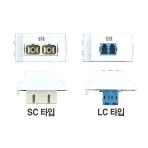 F/O 아울렛 대각형 매입 광아울렛 모듈 SC LC 매입형 광콘센트 광모듈, SC 1구 (1구 플레이트+샤보트(붙임쇠)), 1개