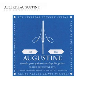 Augustin 어거스틴 클래식 기타줄 블루 Classic Blue High Tension, 1개