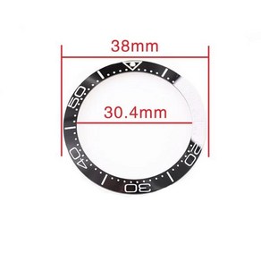 고품질 세라믹 인서트 다이얼 오메가 베젤 씨마스터 300m 시계 페이스 교체 액세서리 부품 다채로운 링, 01 Blue, 1개