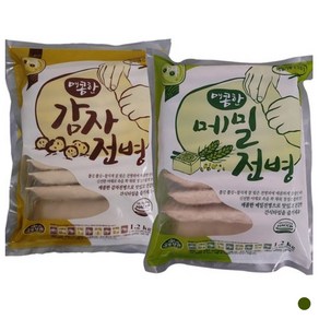 아하만두 1봉+1봉 감자전병1.2kg+메밀전병1.2kg